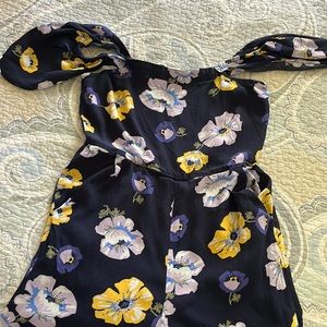 Ann Taylor Loft Floral Jumpsuit